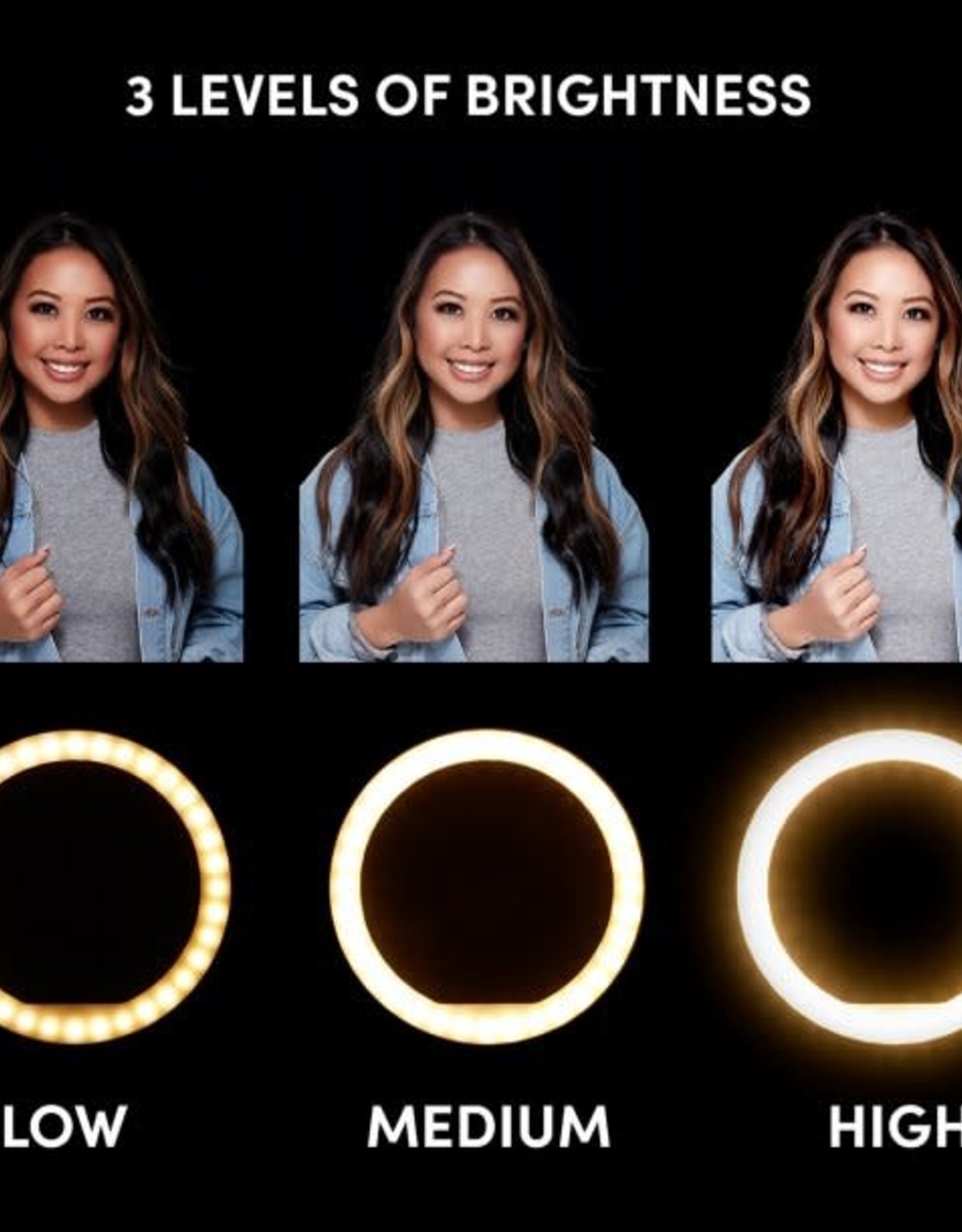 LuMee Black Studio Clip Light