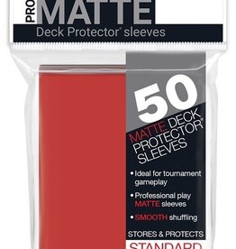 Ultra Pro UP D-PRO PRO-MATTE RED 50CT