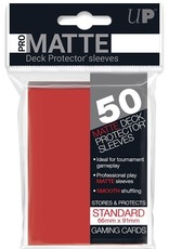 Ultra Pro UP D-PRO PRO-MATTE RED 50CT