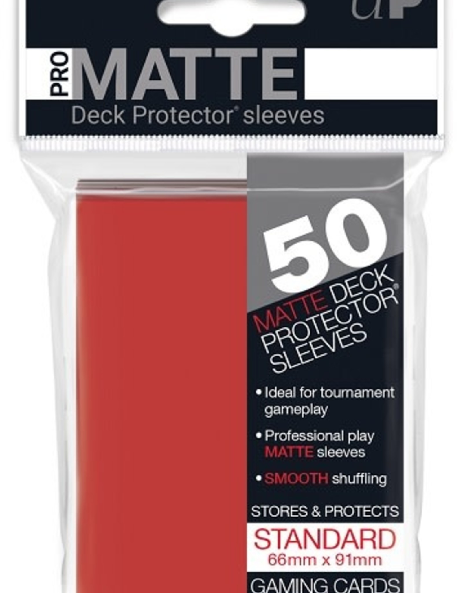 Ultra Pro UP D-PRO PRO-MATTE RED 50CT