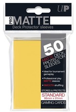 Ultra Pro UP D-PRO PRO-MATTE YELLOW 50CT