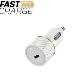 Otterbox Otterbox - Fast Charge PD Car Charger USB-C 20W Cloud Dust (White)