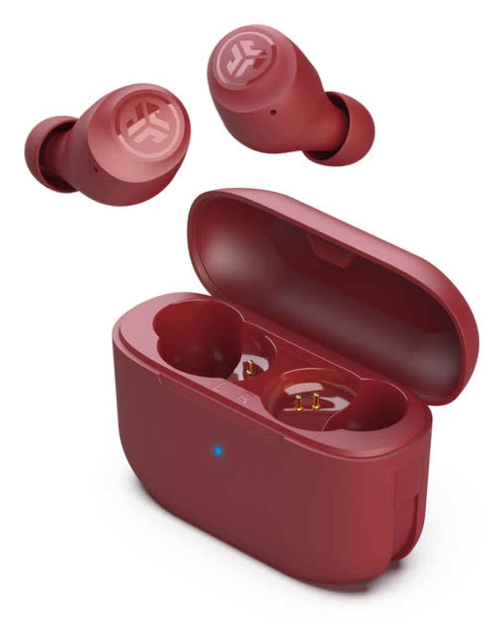 JLab Audio - Go Air Pop True Wireless Headphones Red