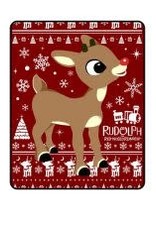 RUDOLPH -Ugly Sweater Digital Throw