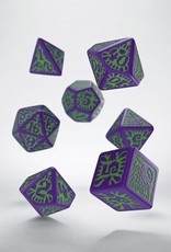 PATHFINDER DICE SET: GOBLIN PURPLE/GREEN