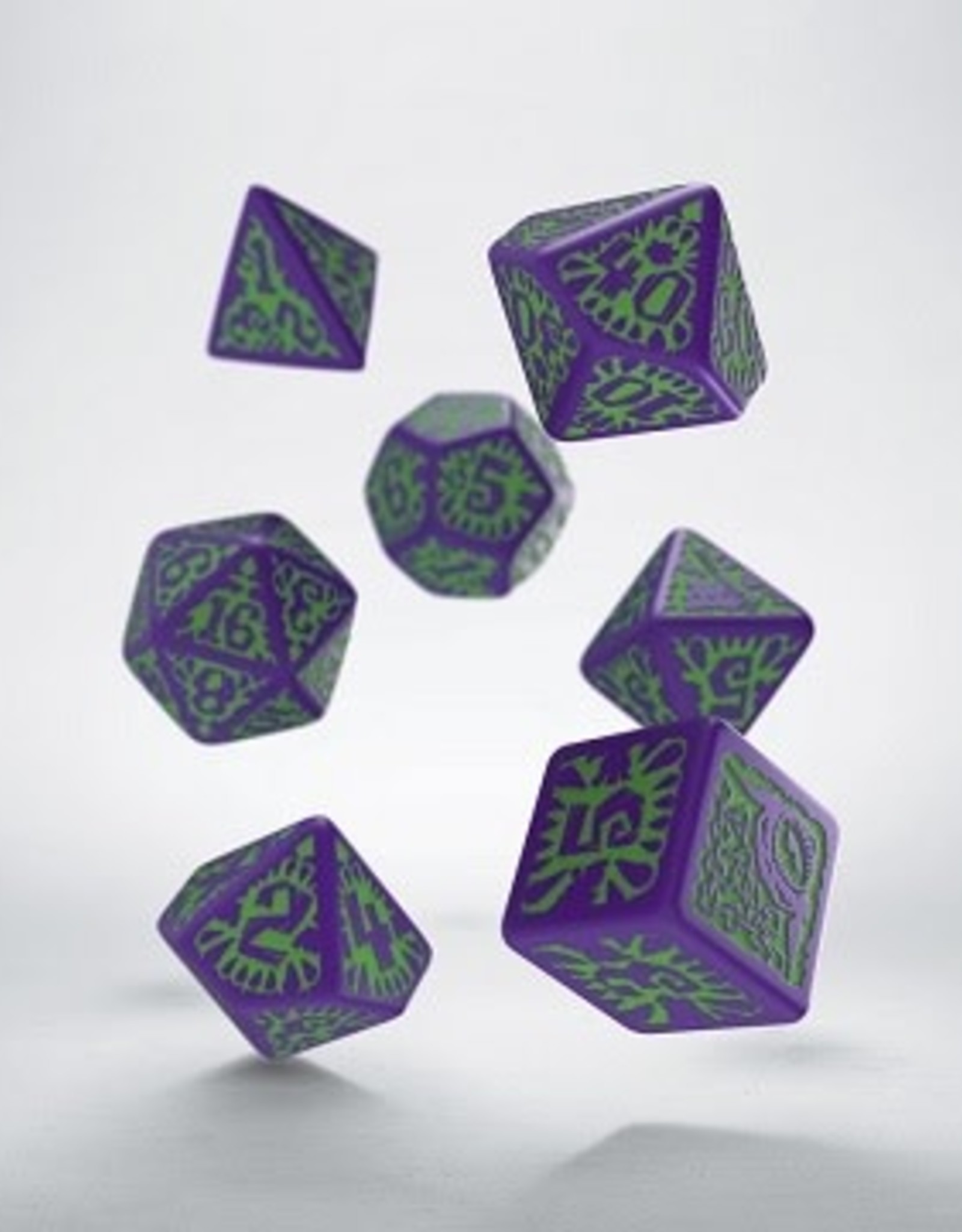 PATHFINDER DICE SET: GOBLIN PURPLE/GREEN