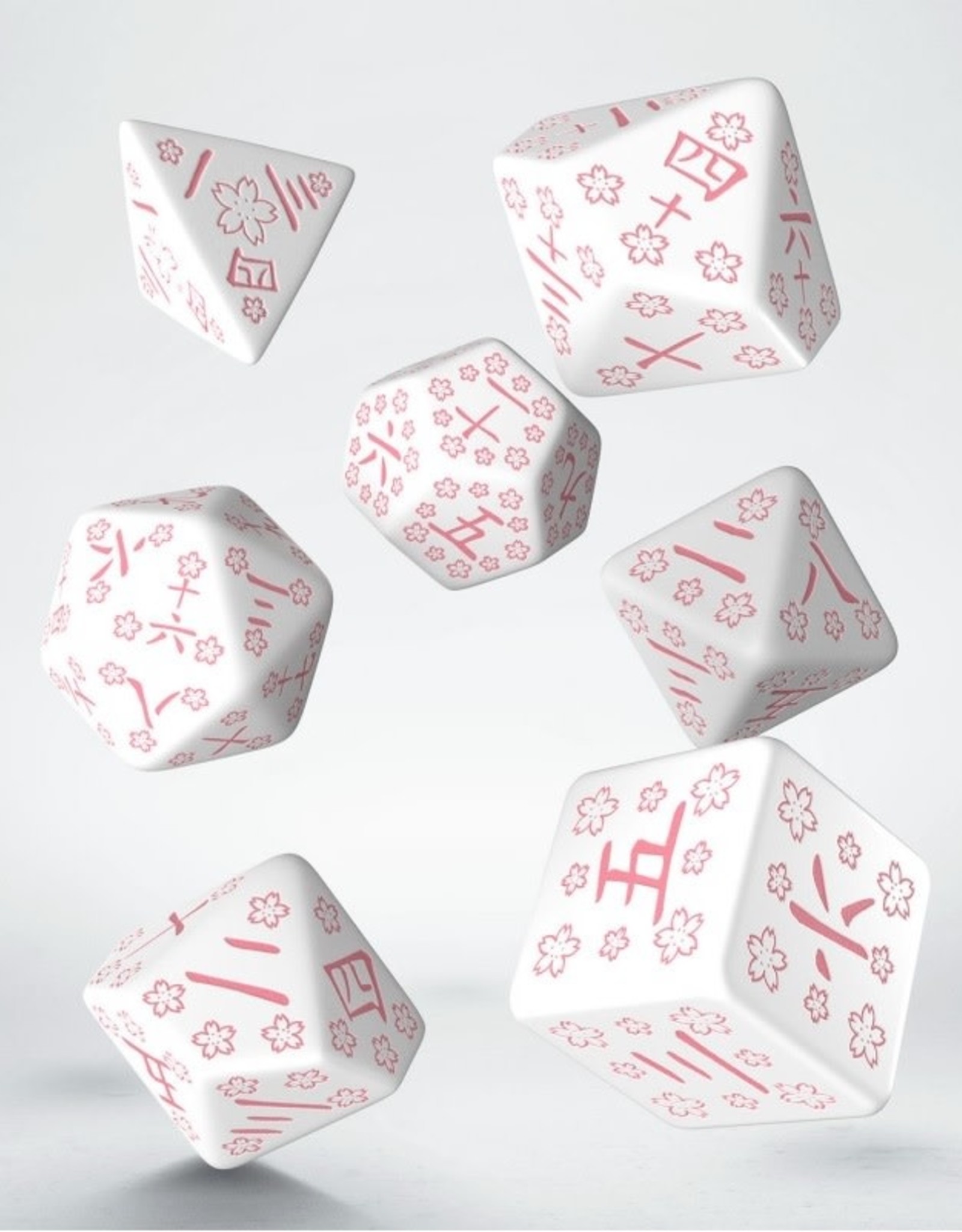 JAPANESE DICE SET CHERRY BLOSSOMS  PETALS