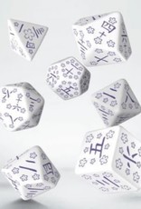 JAPANESE DICE SET BLUE STAR LOTUS