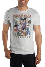DRAGON BALL Z - GROUP IN FRAME WORN Men's White Tee S