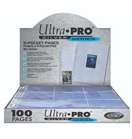 Ultra Pro PAGES 9 POCKET SILVER 100ct