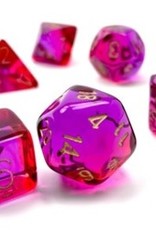 GEMINI POLY TRANSLUCENT RED-VIOLET/GOLD 7-DIE SET
