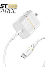 Otterbox Premium Fast Charge PD Wall Charger 20W w/Lightning 3.3ft White