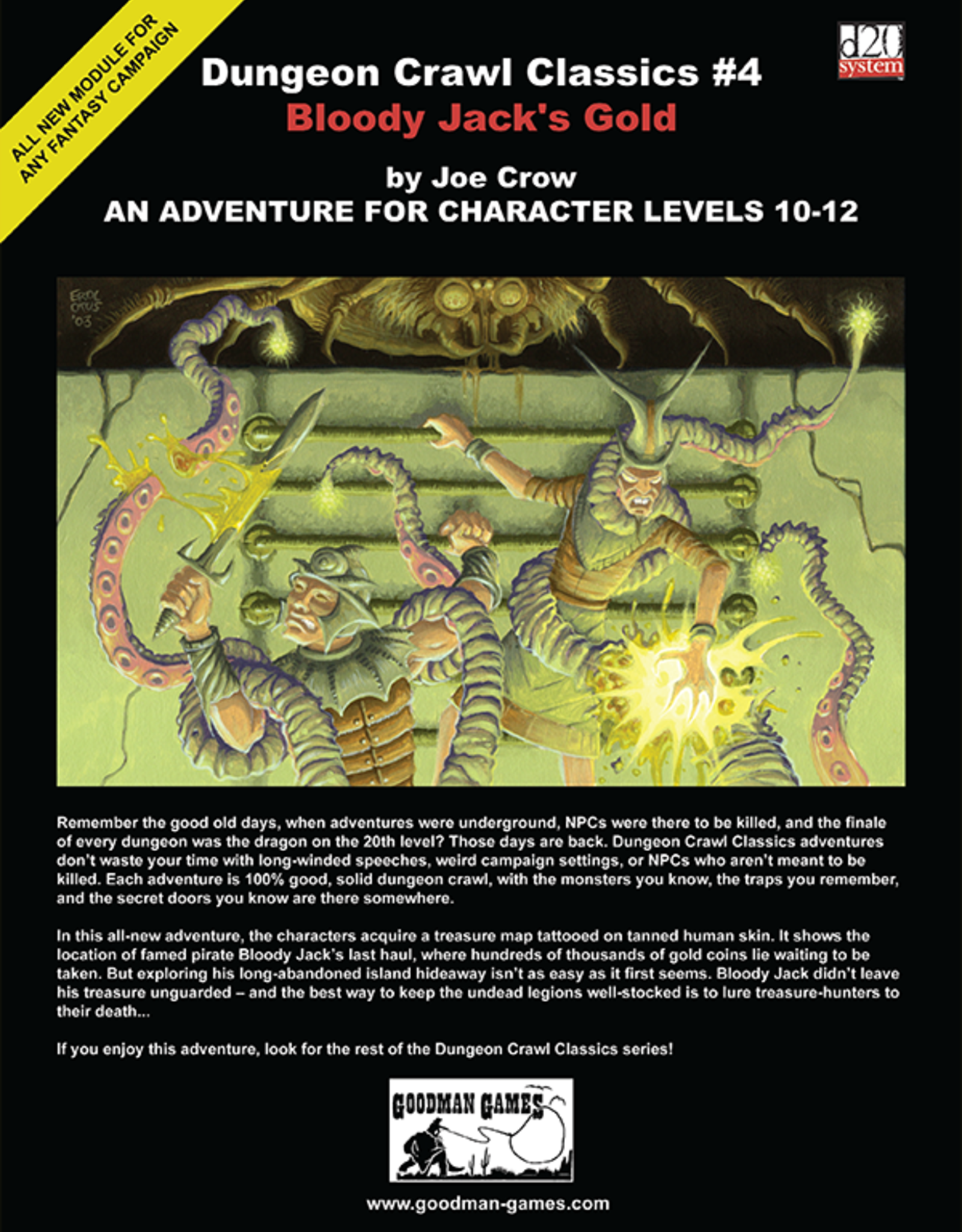 DCC #4: BLOODY JACK'S GOLD