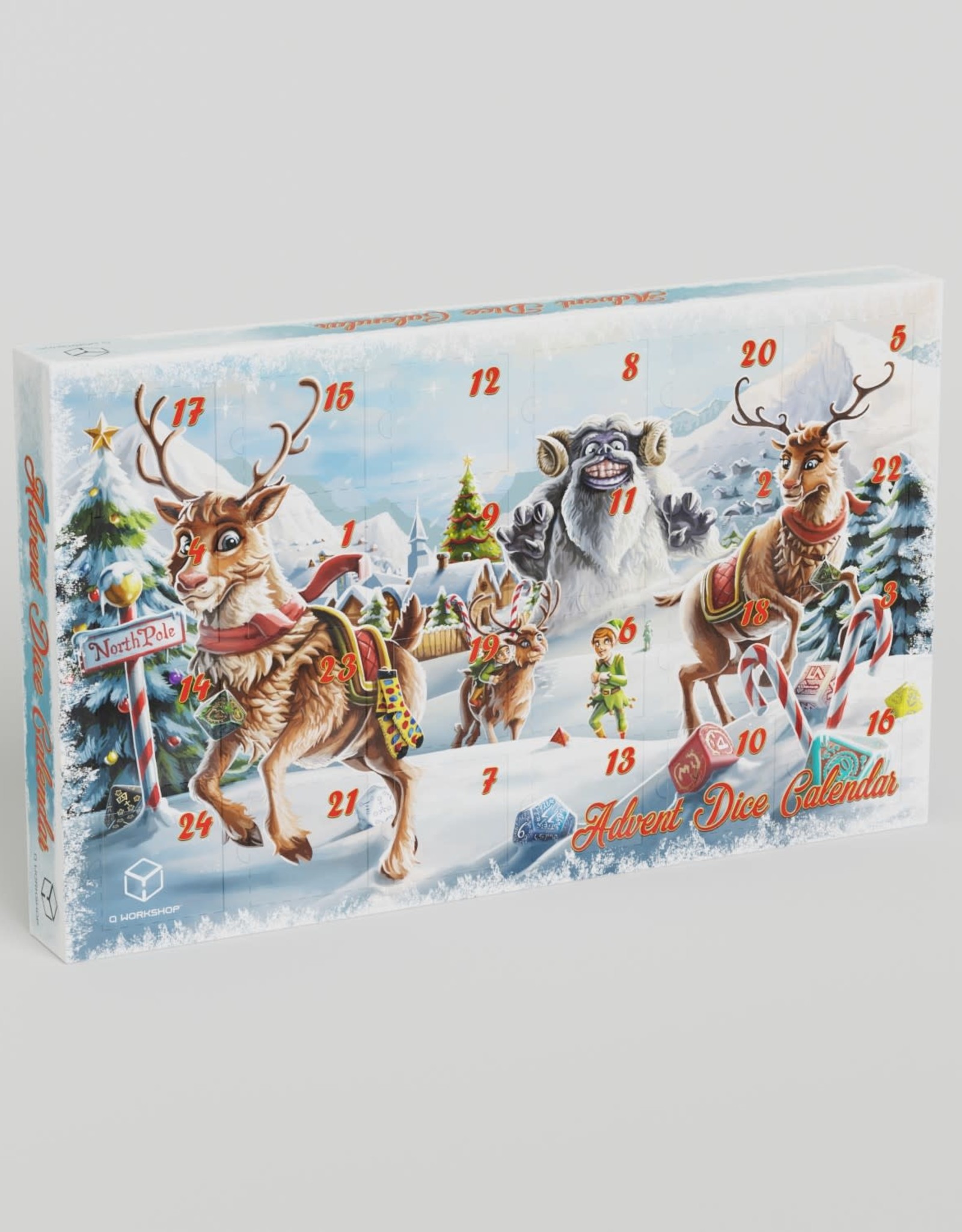 SALE - Q-WORKSHOP ADVENT DICE CALENDAR 2022 - Was 69.99
