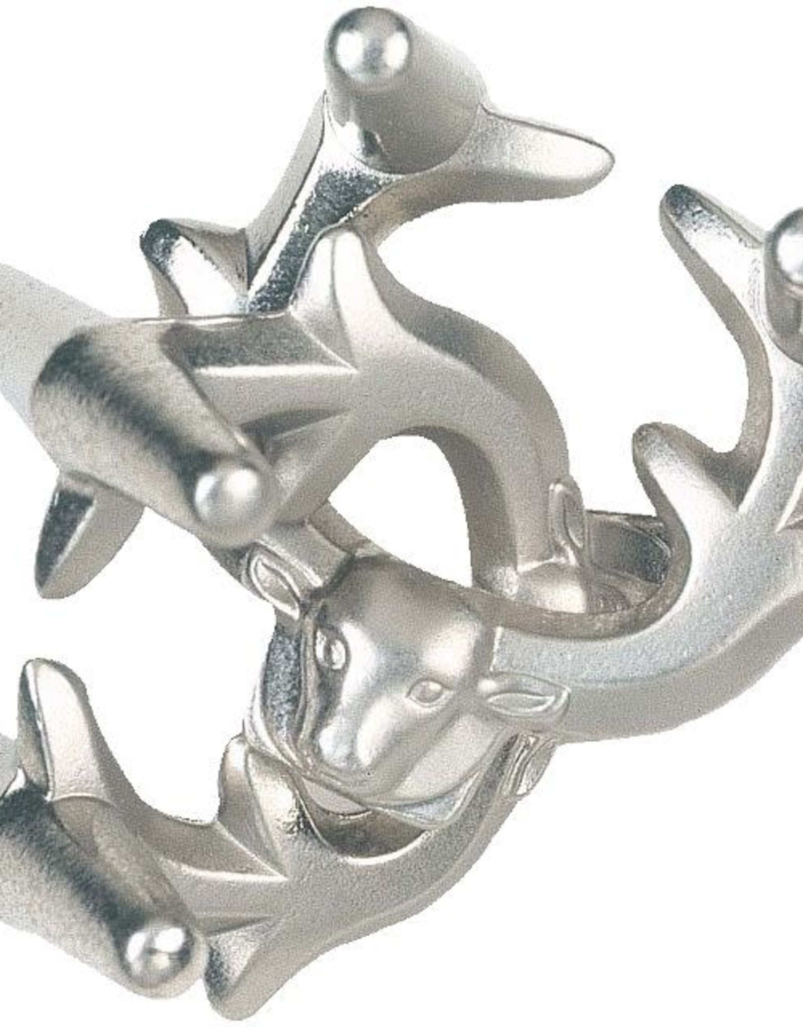 Elk Puzzle - Hanayama Cast Metal Puzzle - Difficulty Level 5/6