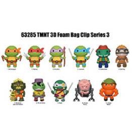3D FOAM BAG CLIP STRANGER THINGS/SONIC/TMNT