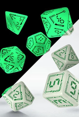 DIGITAL DICE SET: RADIANT AND GREEN GLOW/DARK (6)