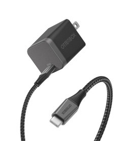 Premium Pro Wall Charger 30W USB-C GaN w/USB-C Cable 6ft Black-