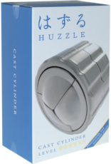 Cylinder Puzzle - Hanayama Cast Metal Puzzle - Difficulty Level 4/6