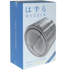 Cylinder Puzzle - Hanayama Cast Metal Puzzle - Difficulty Level 4/6