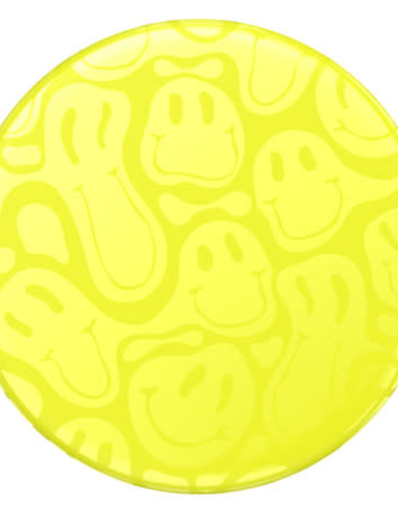 Popsocket PopGrip Neon Jolt Yellow Smiley Melt