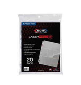 PAGES 9 POCKET LASERWELD 20ct PACK (BCW)