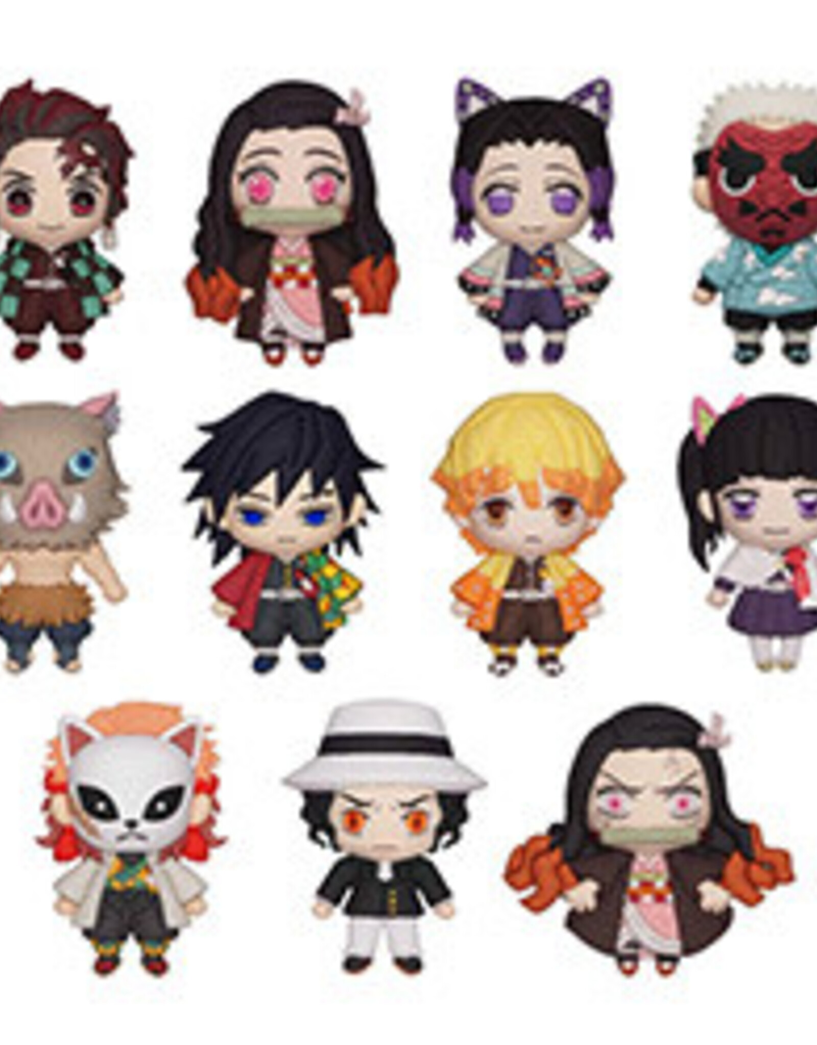3D FOAM BAG CLIP JUJUTSU KAISEN/DC/MARVEL/DBZ/DEMON SLAYER