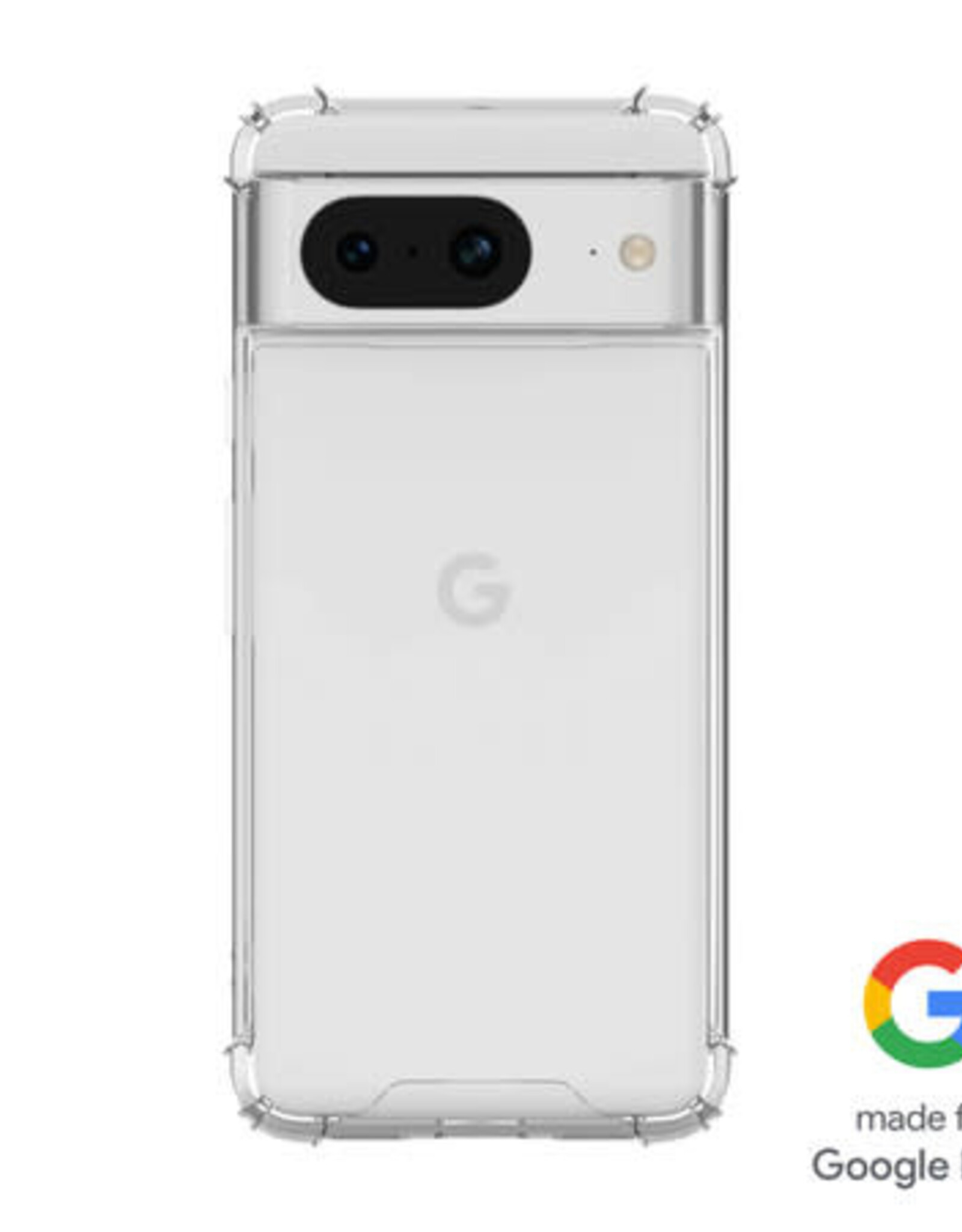 DropZone Rugged Case Clear for Google Pixel 8 Pro