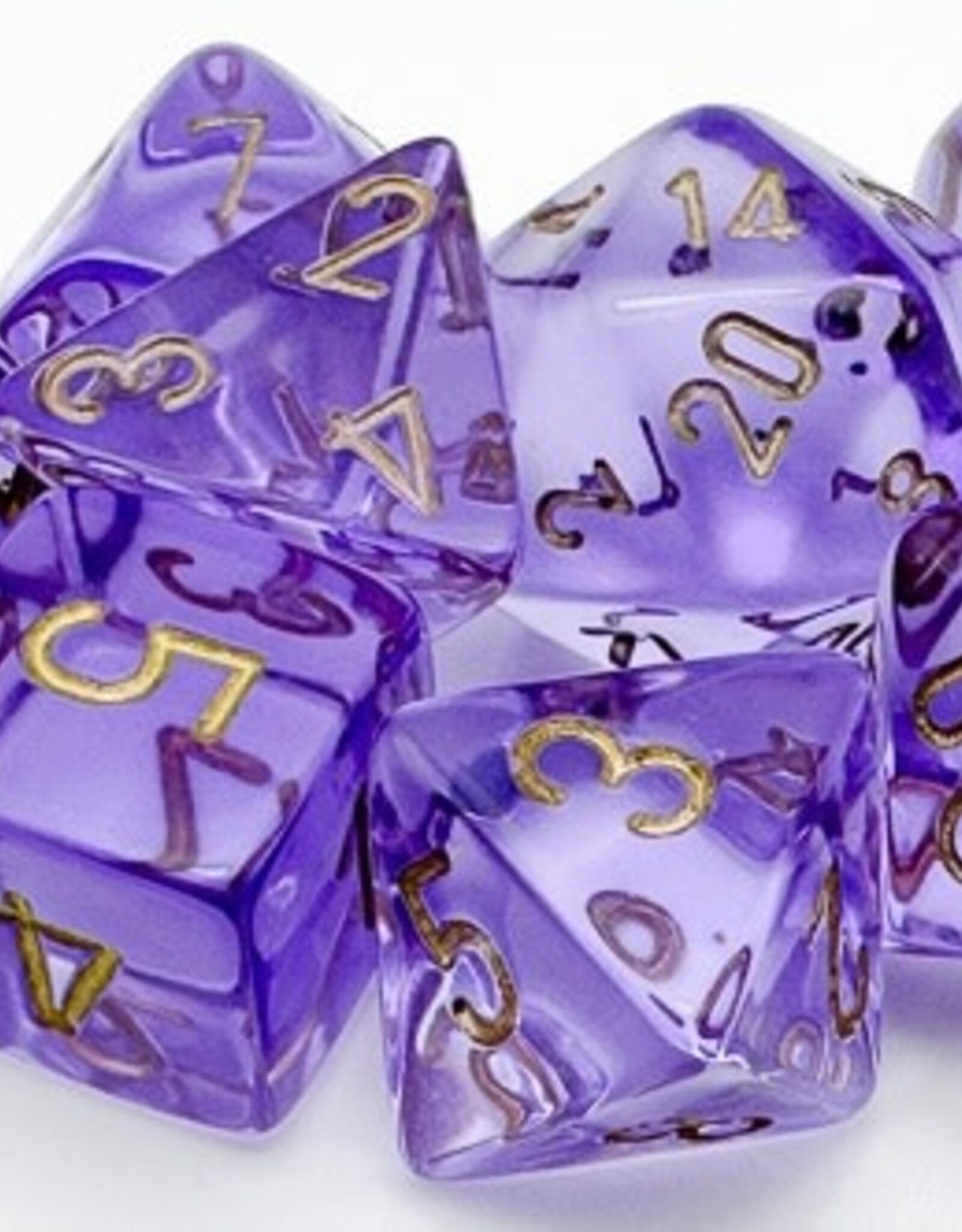 TRANSLUCENT 7-DIE SET LAVENDER/GOLD