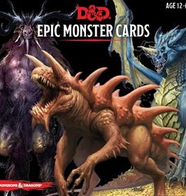 Wizards of the Coast DND EPIC MONSTER CARDS