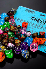 BAG OF 50 MINI POLYHEDRAL ASSORTED D10 3RD EDITION