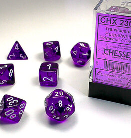 Chessex Chessex Translucent Dice (7) Purple/White
