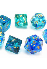 NEBULA 7-DIE SET OCEANIC/GOLD LUMINARY
