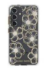 Samsung Galaxy S24 5G Case-Mate Floral Gems Case - Gold