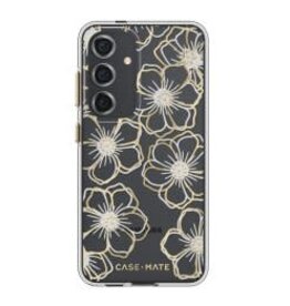 Samsung Galaxy S24 5G Case-Mate Floral Gems Case - Gold