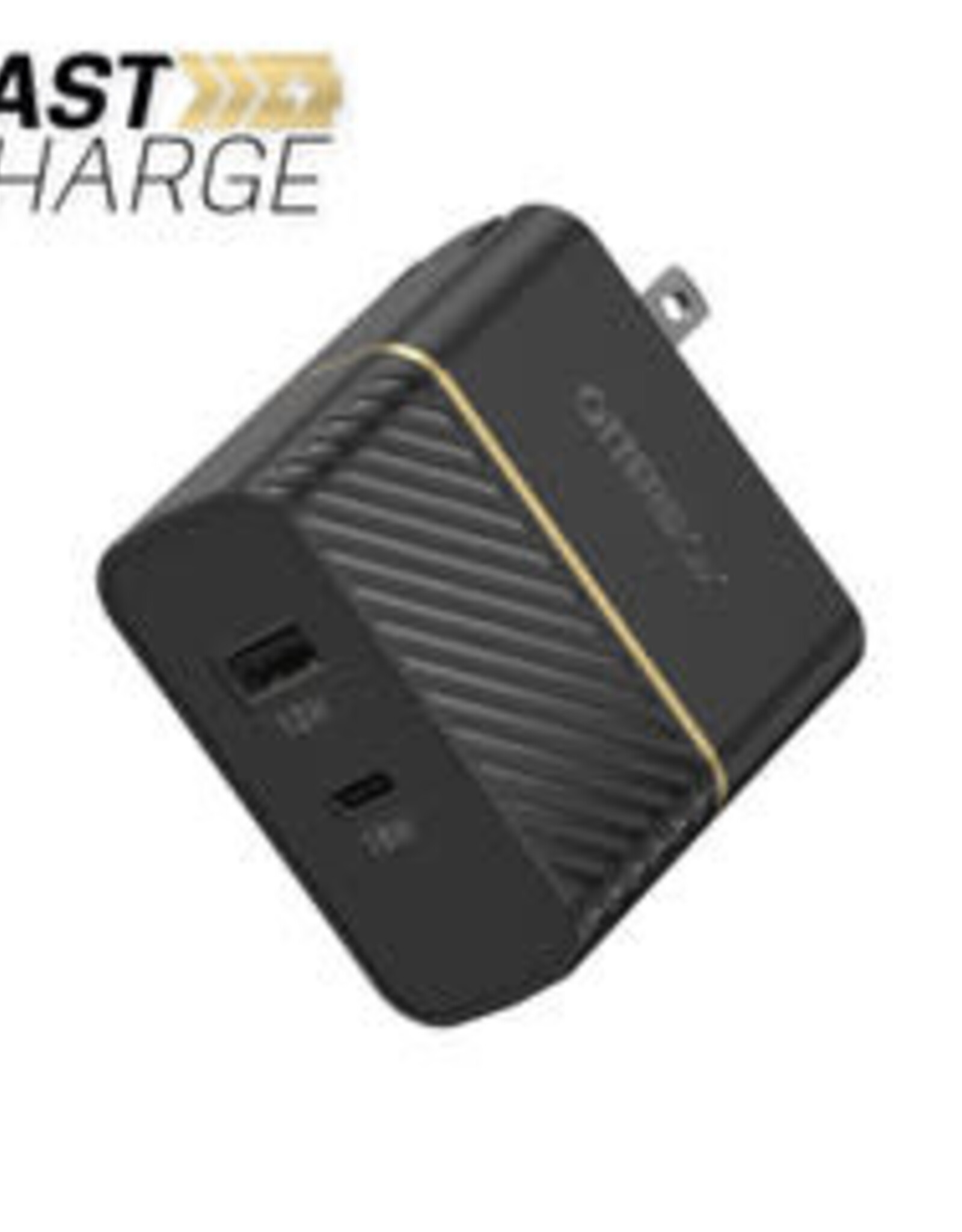 Dual Fast Charge PD Wall Charger USB-C 30W Black