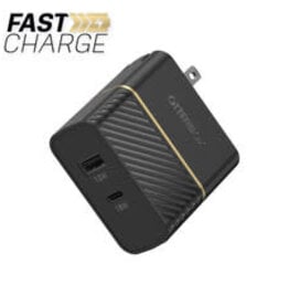 Dual Fast Charge PD Wall Charger USB-C 30W Black