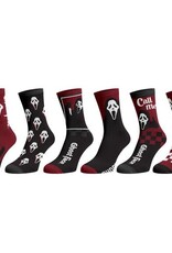 GHOSTFACE - 6 Pack Crew Sock