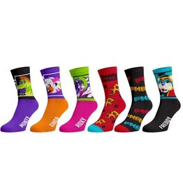 FIVE NIGHTS AT FREDDY'S - 6 Pack Crew Sock