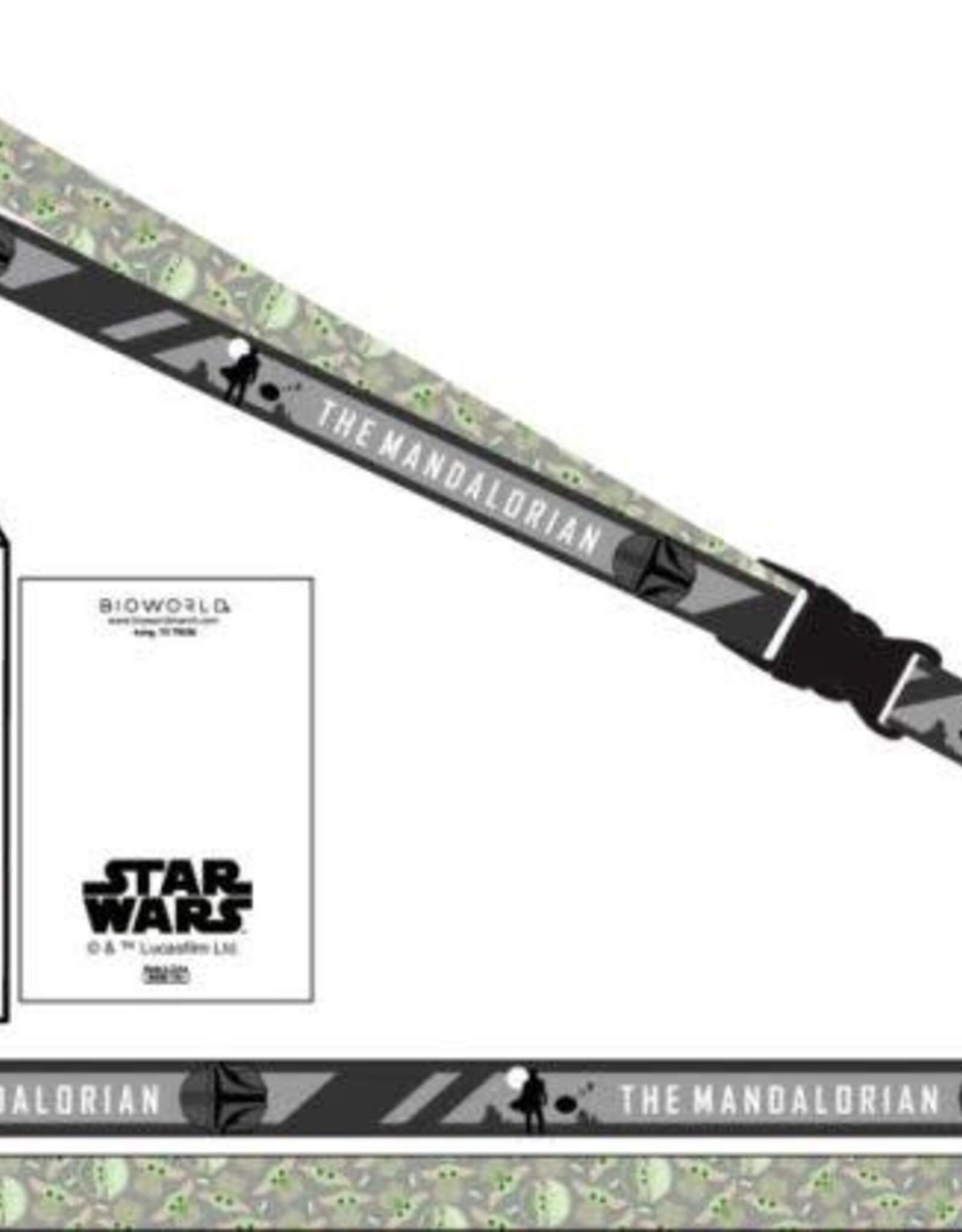 STAR WARS - The Mandaloriaqn The Child Lanyard - Mandalorian Charm - Black