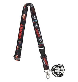 UNIVERSAL - Horror – Chucky Lanyard With Black And White Chucky Head Charm