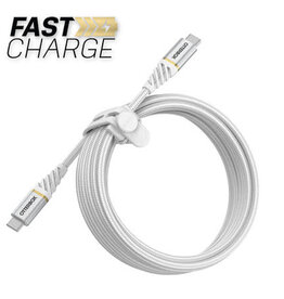 Charge/Sync USB-C to USB-C Fast Charge Premium Cable 10ft White
