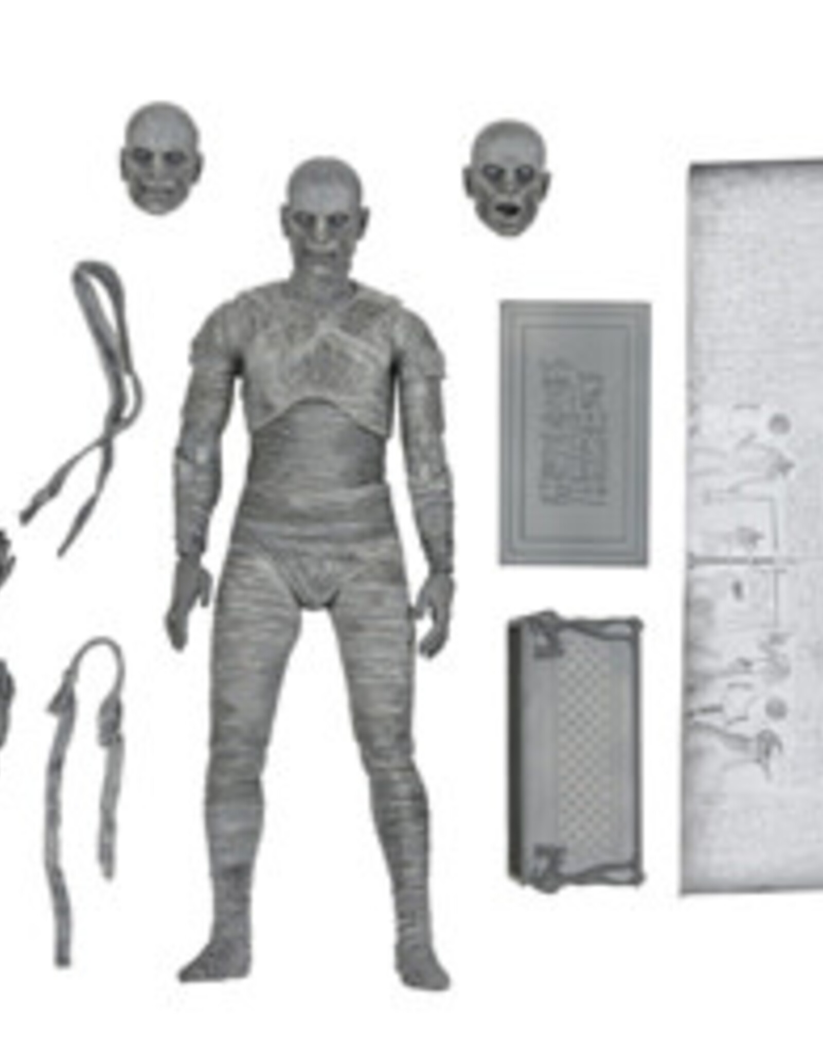 UNIVERSAL MONSTERS ULTIMATE MUMMY B/W FIGURE 7"