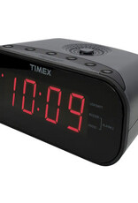 Dual Alarm Clock Radio with 1.2 inch Red Display Grey