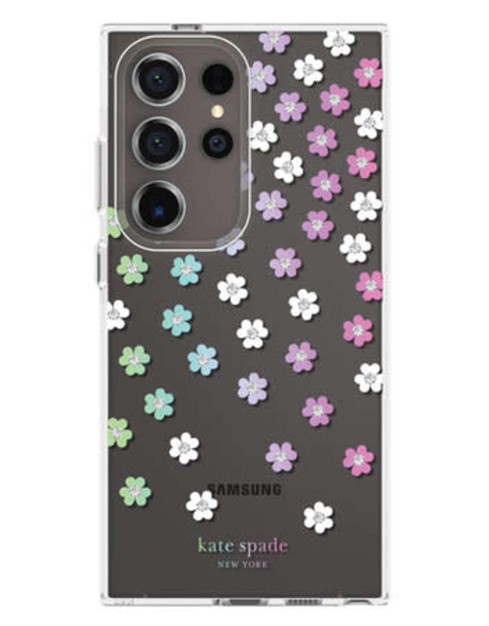 Protective Hardshell Case Galaxy S24 Ultra Scattered Flowers
