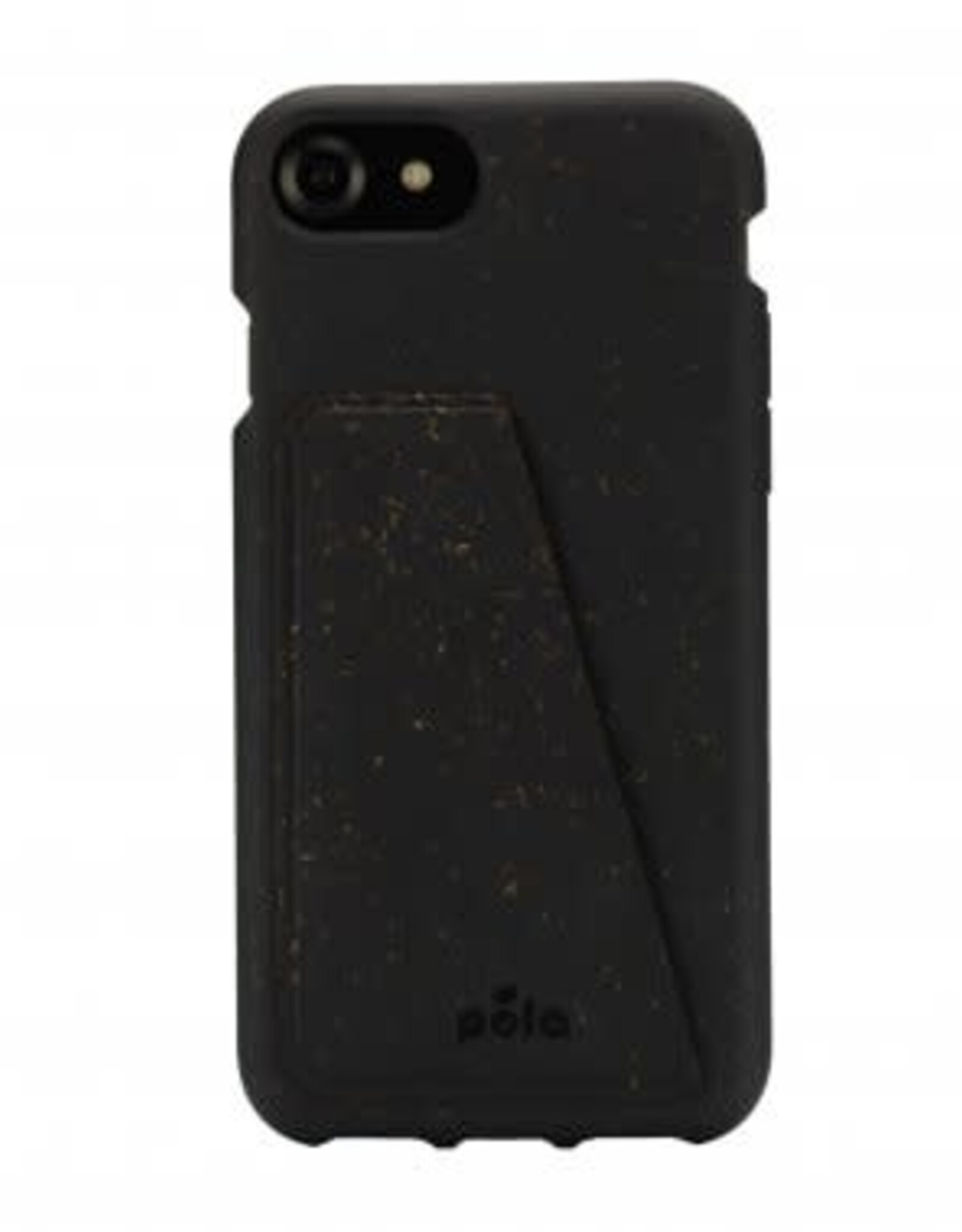 iPhone SE 2022/2020/8 Pela Black Compostable Eco-Friendly Wallet Case