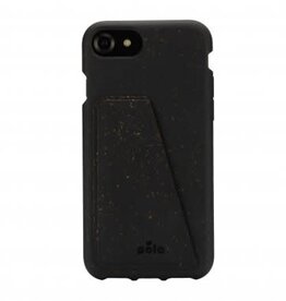 iPhone SE 2022/2020/8 Pela Black Compostable Eco-Friendly Wallet Case
