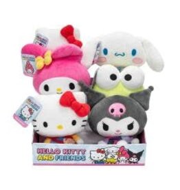 HELLO KITTY 8 INCH PLUSH ASSORTMENT PDQ