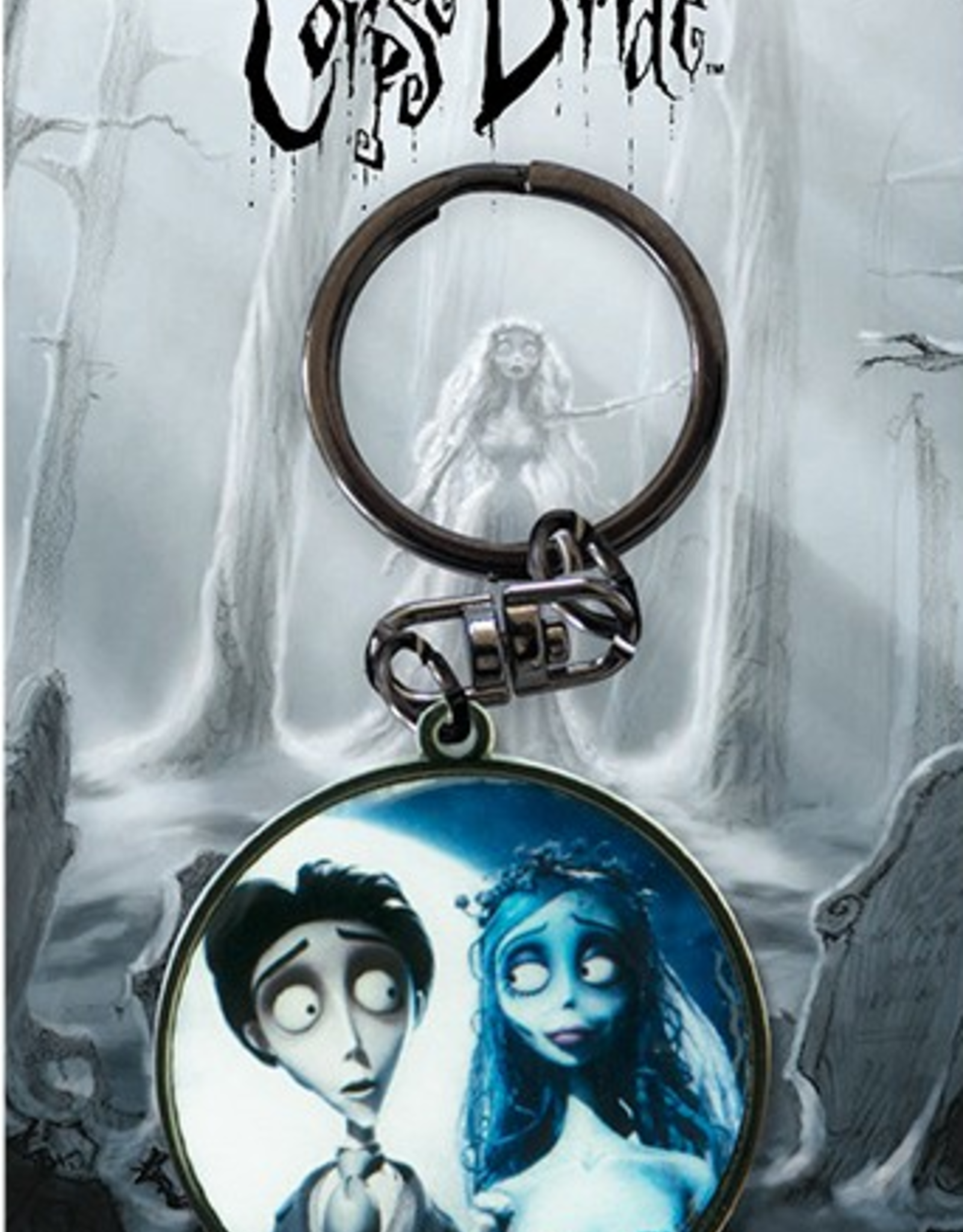 CORPSE BRIDE KEYCHAIN VICTOR & EMILY