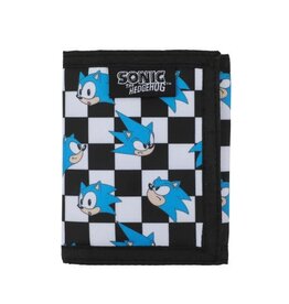 SEGA - SONIC - The Sedgehog Checkered Kids Trifold Wallet